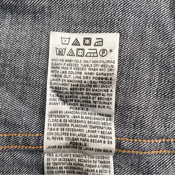 Levi’s Denim Jean Vest Size XS - Picture 6 of 6